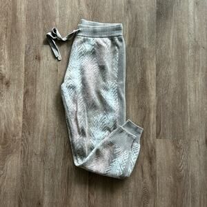 Barefoot Dreams Cozychich Ultra Lite Rib Trim Joggers Pewter Feather Medium